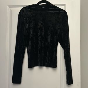 H&M Velvet Top